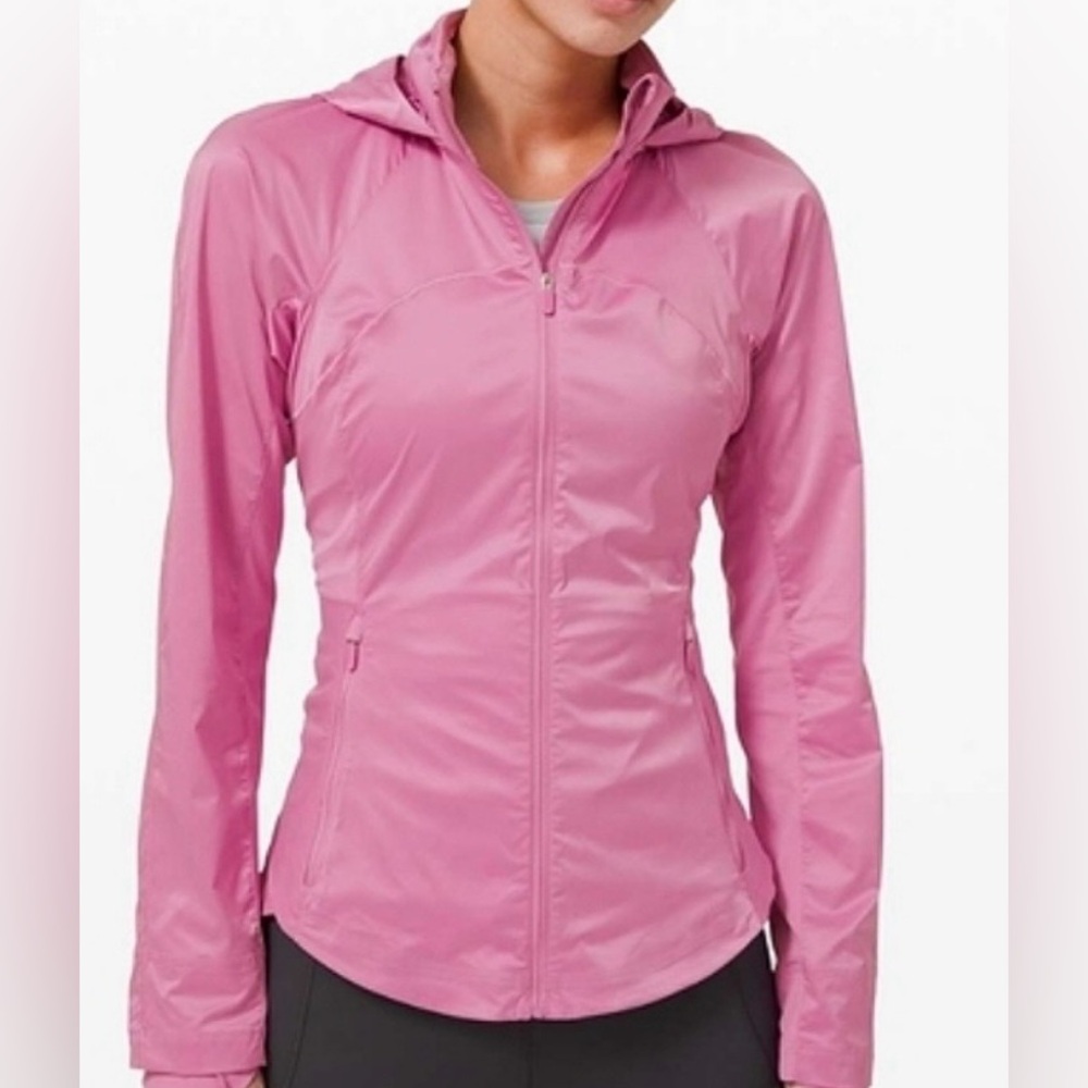 Lululemon Goal Smasher Jacket Magenta Glow Size 10